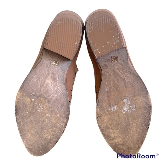 Steve Madden Leather Arowe Western Ankle Booties 7.5 - Picture 8 of 10